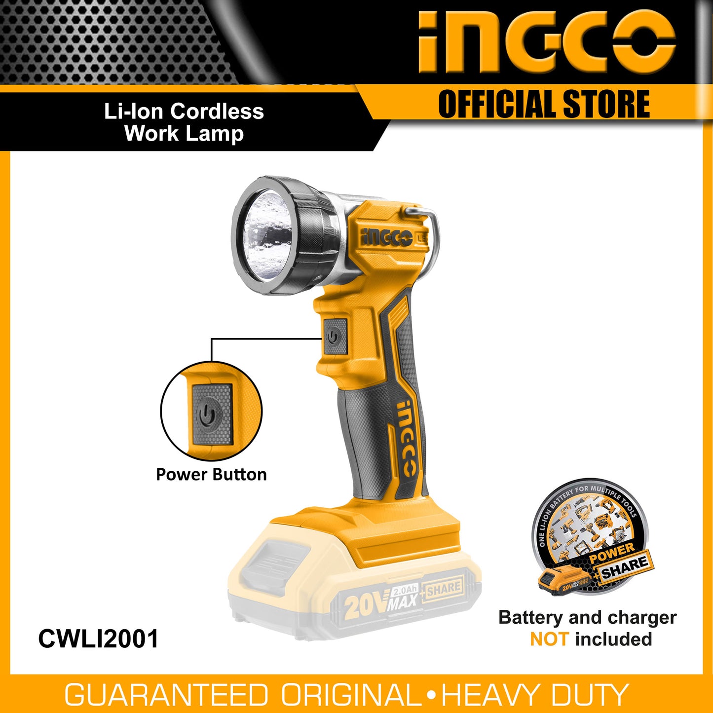 Work Lamp 20V 225 Lumens