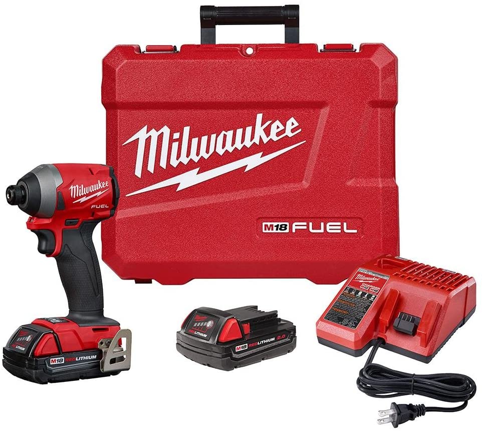 M18 FUEL 1/4 HEX IMPACT CP KIT MILWAUKEE