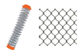 Chainlink Galvanized 12.5 gauge 2-3/8'' opening 66ft per roll