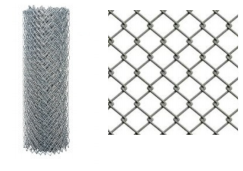 Chainlink Galvanized AFTER WEAVING 9 gauge 2'' opening 50FT per roll