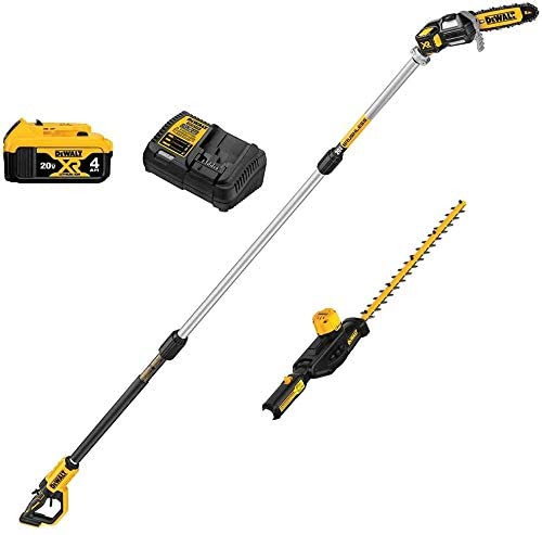 Pole Saw & Pole Hedge Trimmer Combo Kit 20V