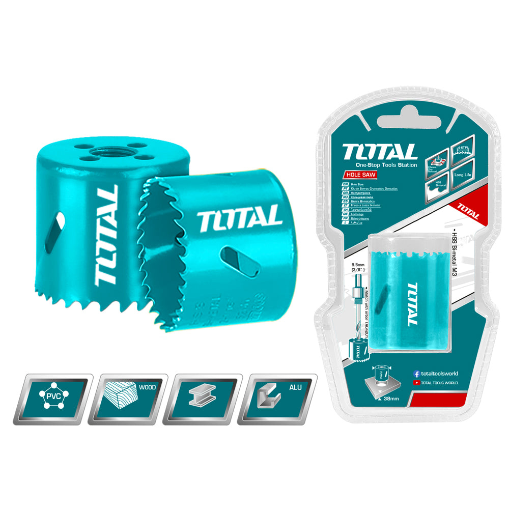 BI-METAL HOLE SAW, TOTAL, TAC410761, 76MM