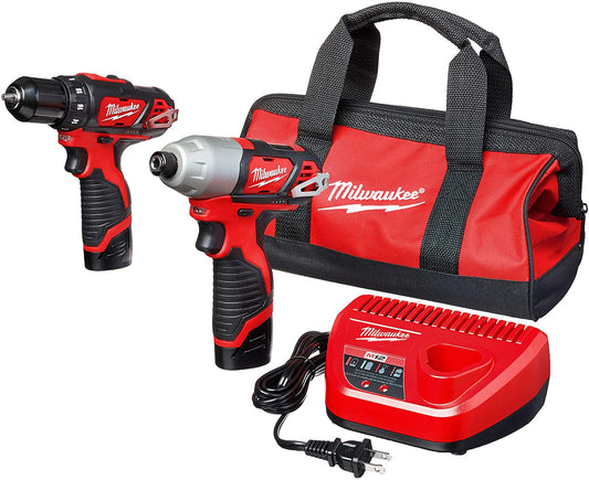 M12 TOOL COMBO KIT DRILL IMPACT MILWAUKEE