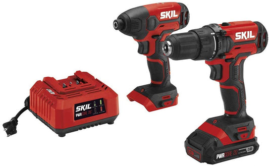 20V DRILL DRIVER & IMPACT DRIV SKIL