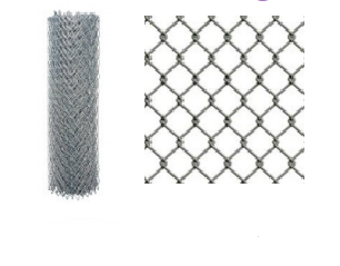 Chainlink Galvanized AFTER WEAVING 11 gauge 2-3/8'' opening 50 FT per roll