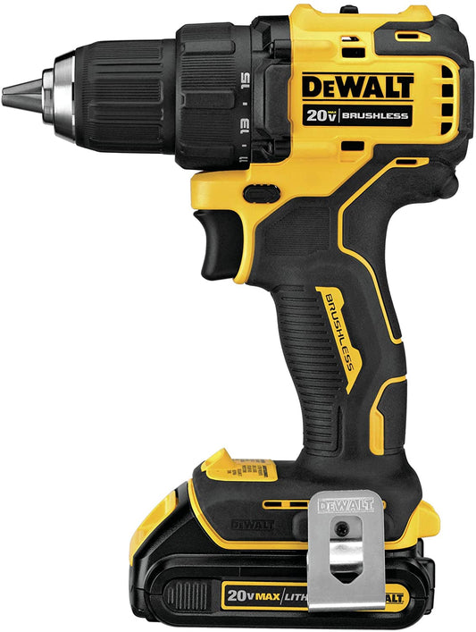 Drill Cordless 20V Max. Brushless Compact Atomic (Kit)