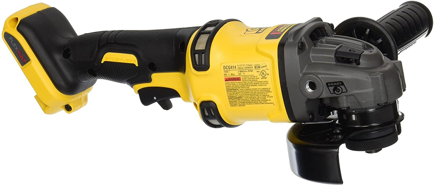 Angle Grinder Cordless 4-1/2" 60V Flexvolt Brushless (Bare Tool)