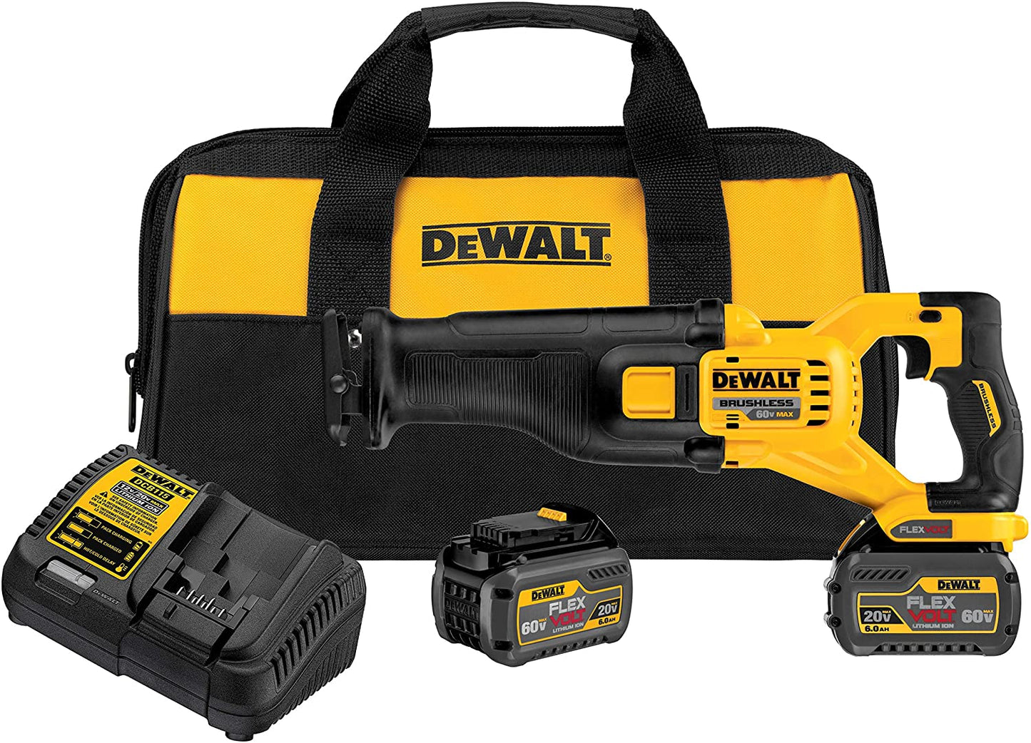 Reciprocating Saw Cordless 60V Flexvolt Brushless (Kit)