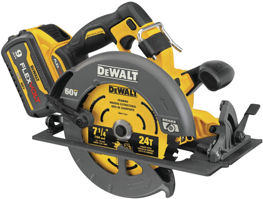 Circular Saw Cordless 7-1/4" 60V Flexvolt Brushless (Kit)