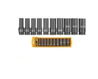 Impact Socket Set 10pc 1/2" Dr MM