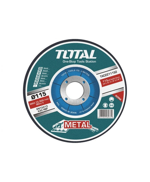 CUTTING DISC, TOTAL, TAC2211152, 4.5&quot; X 1/8&quot; X 7/8&quot;