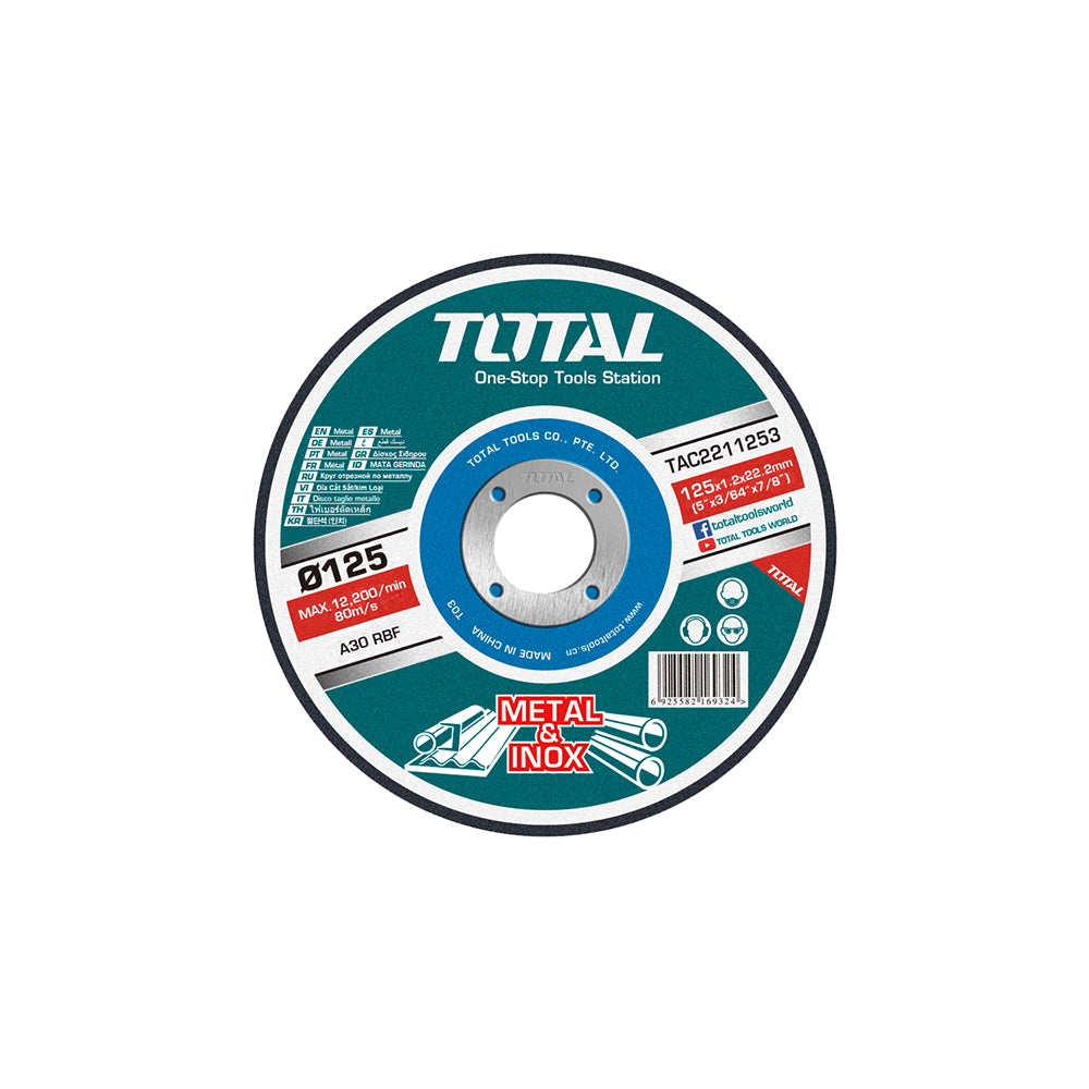 CUTTING DISC, TOTAL, TAC2211253, 5"