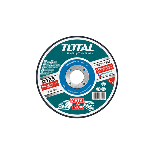 CUTTING DISC, TOTAL, TAC2211253, 5&quot;