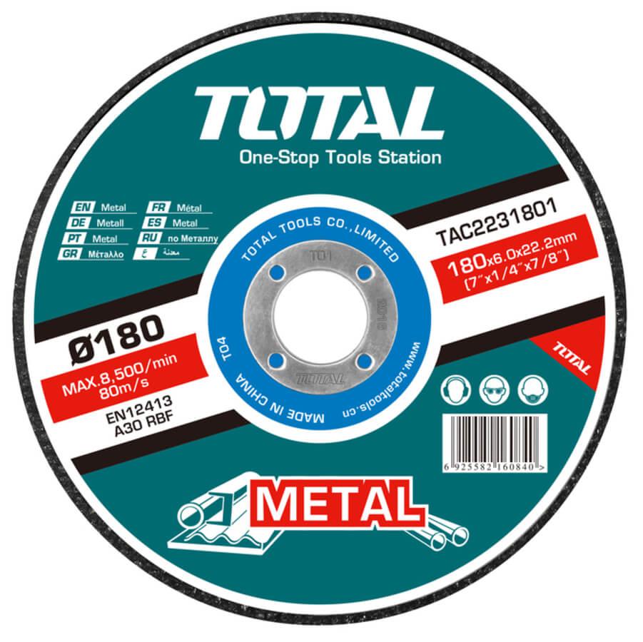 DISC, TOTAL, TAC2231801, 7" X 1/4"