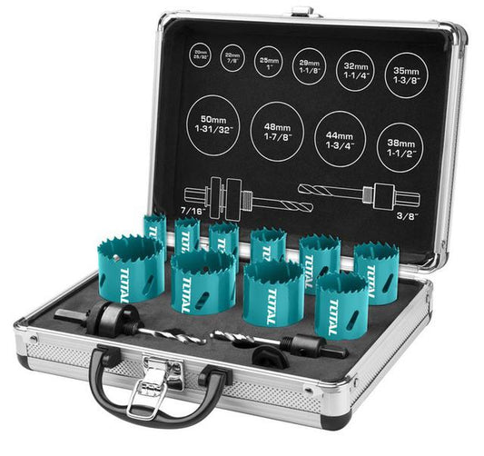 BI-METAL HOLE SAW SET, TOTAL, TACSH1121