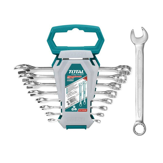 COMBINATION SPANNER SET, TOTAL, THT102286, 8 PC