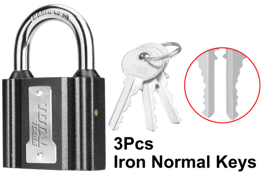 IRON PADLOCK, TOTAL, TLK31751, 75MM
